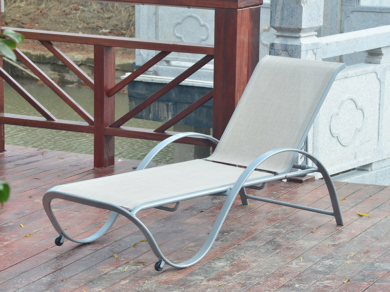 Lounge Sun Outdoor, Sling Sun Lounger, Reclining Beach Sun Lounger YQ-TB-431B