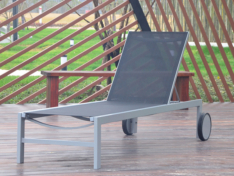 Lounge de timp liber pe plajă în aer liber cu roți YQ-TB-445A