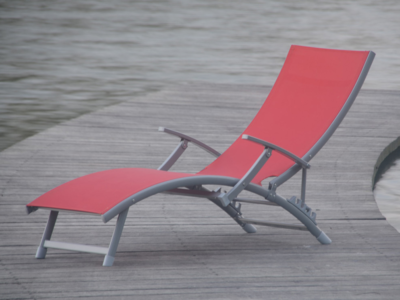 Scaun de punte de la Sun Lounger Lounge pliabil, scaun de relaxare pliabil, scaun pliabil din aluminiu YQ-TB-447