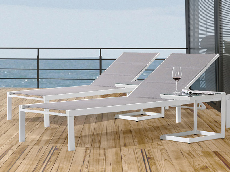 Lounge din aluminiu, lounge knock-down, scaun în aer liber YQ-TB-545