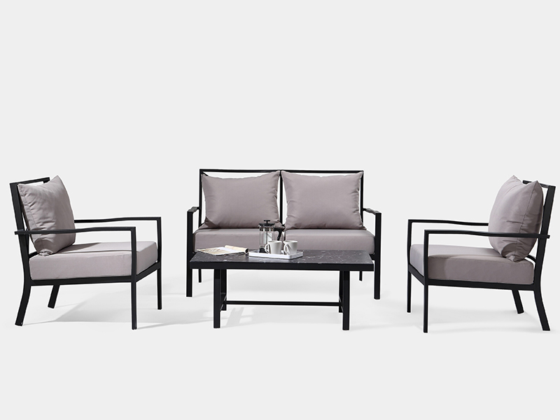 Canapea modernă de grădină, articol de terasă 4pcs YQA-1012