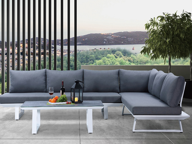 Set de canapea din seria de aluminiu YQA-2730A